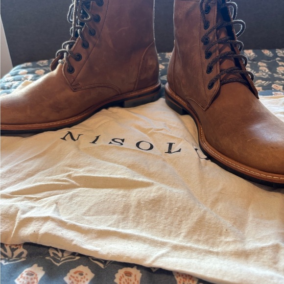 🤎 Nisolo Andrés All Weather Boot – Tobacco Leather – Men’s 8 and 9 (NWOB) - Picture 6 of 15
